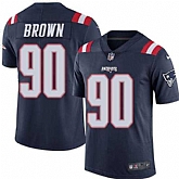 Nike Men & Women & Youth Patriots 90 Malcom Brown Navy Blue Color Rush Limited Jersey,baseball caps,new era cap wholesale,wholesale hats